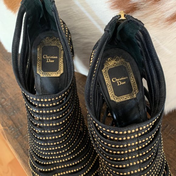Christian Dior Studded Caged Bootie - Picture 13 of 15